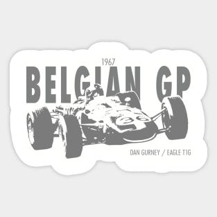 1967 Belgian GP - Dan Gurney Sticker